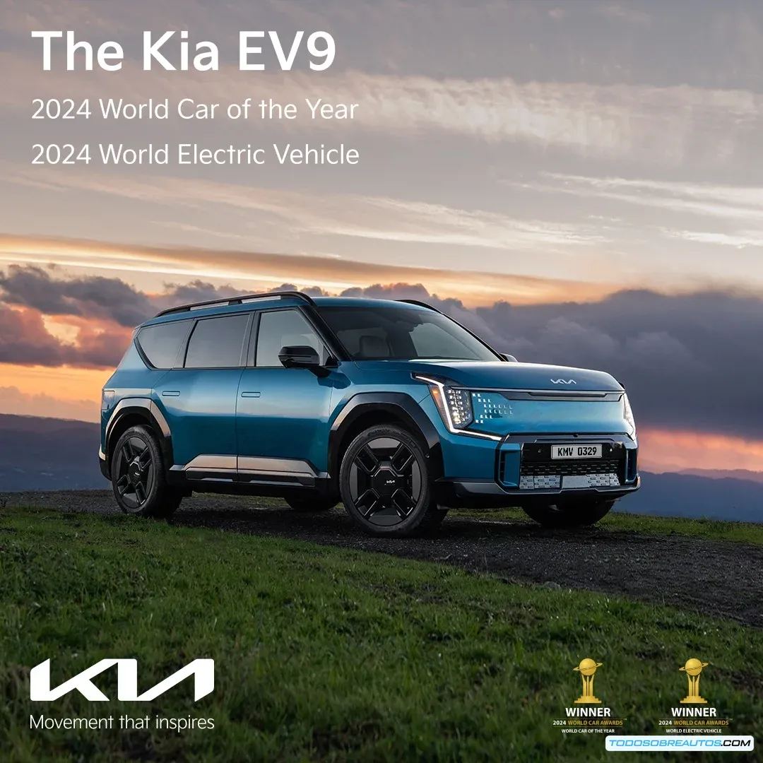 Kia EV9: Doble Victoria en los World Car Awards 2024 - Mejor Coche y Vehículo Eléctrico del Año