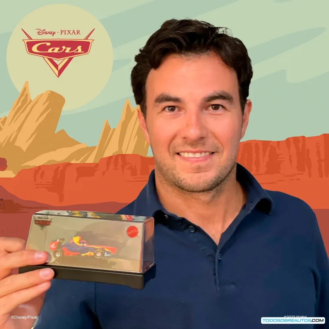 Checo Pérez: Homenaje de Mattel, Disney y Pixar con Auto de Cars a Escala - Exclusivo para el Piloto Mexicano