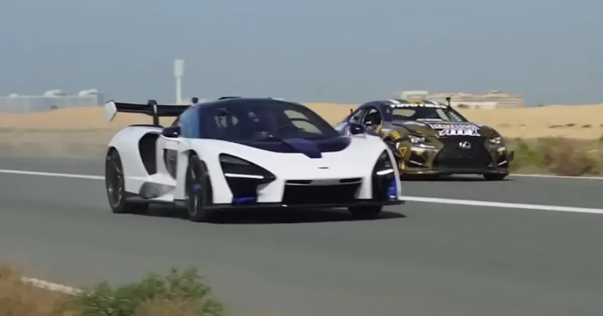 McLaren Senna vs. Lexus RC F Drift Car: ¡Duelo de Titanes en la Pista! 💨🔥