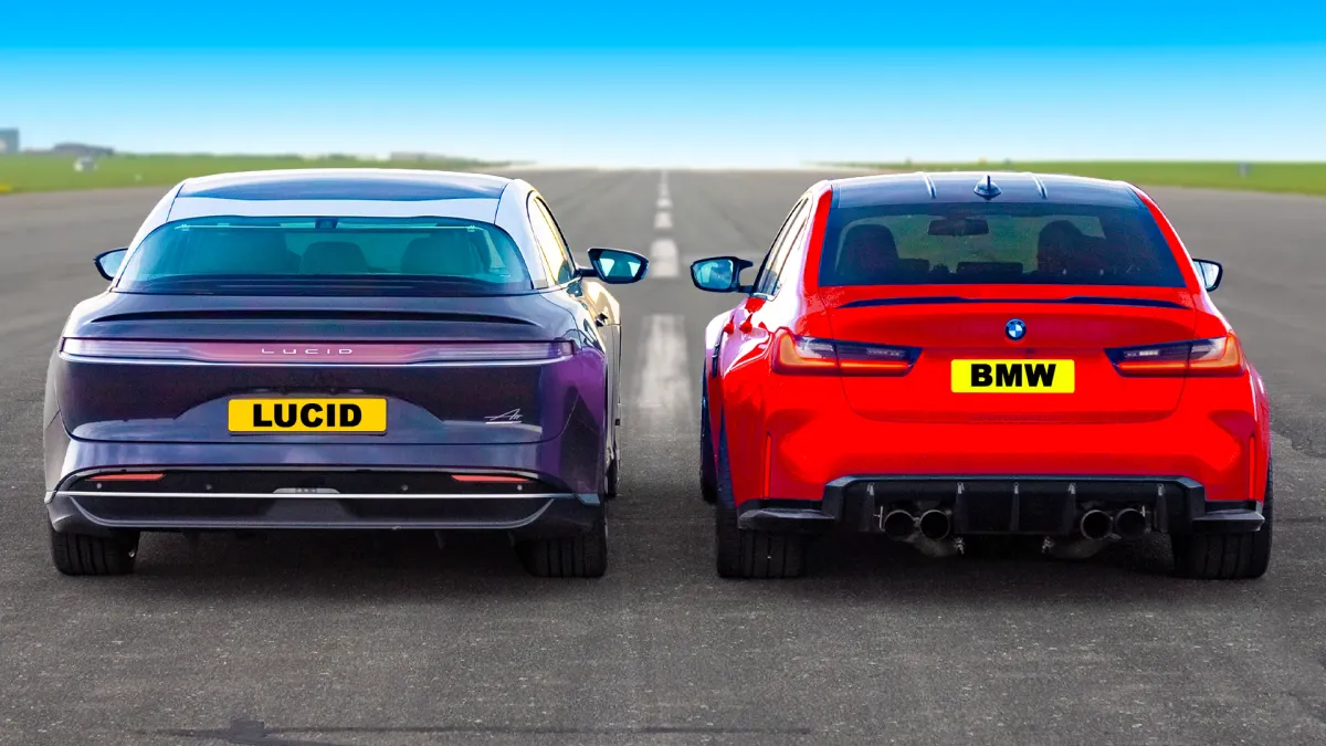 BMW M3 vs Lucid Air: ¡La Batalla Definitiva! ⚡️ ¿Cuál es el Más Rápido?