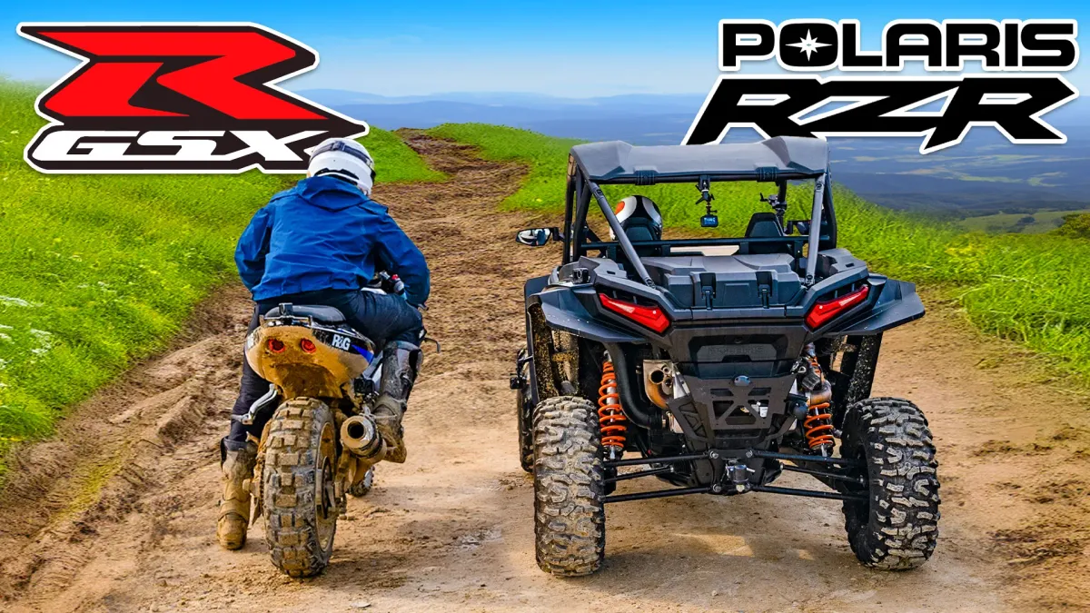 Polaris vs. Suzuki GSX-R 1000: La Batalla Off-Road ¡Increíble!