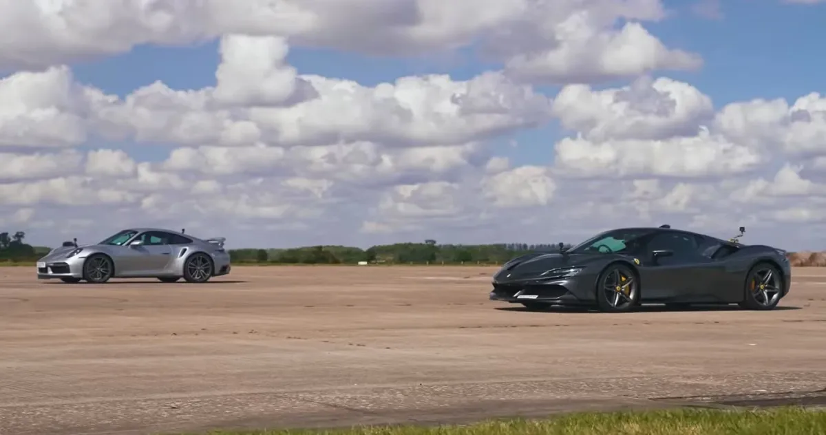 Ferrari SF90 vs Porsche 911 Turbo S: ¡La Batalla de los Súper Deportivos! 🏎️💨