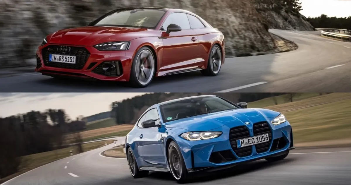 Audi RS5 vs BMW i4 M50: ¿Potencia de combustión o furia eléctrica? ⚡️