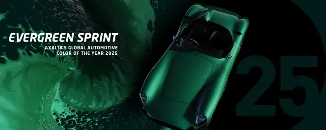 Evergreen Sprint: Axalta anuncia el Color Automotriz Global del Año 2025 - Un Verde que Evoca la Velocidad y la Sofisticación