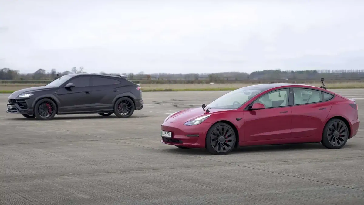 Tesla Model 3 Performance vs Lamborghini Urus: ¡La Batalla Épica! ⚡️🔥