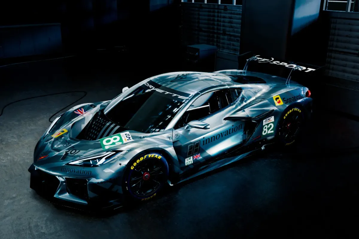 Chromevette: TF Sport revela el impactante diseño del Corvette Z06 GT3.R para la ELMS 2025