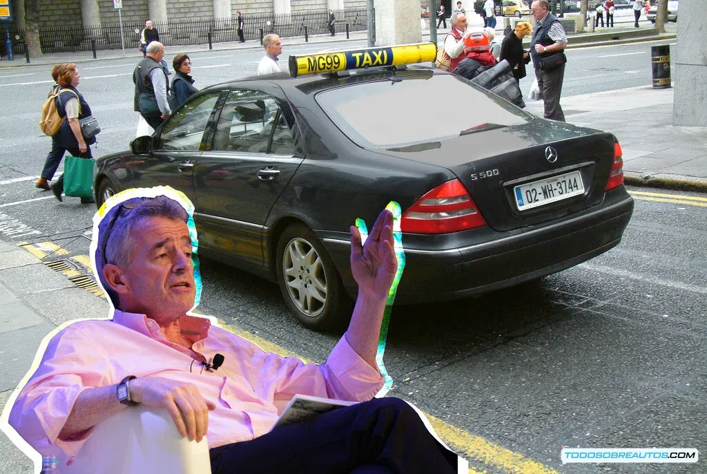 La Excéntrica Estrategia de Michael O'Leary: Un Mercedes-Benz Taxi para Evitar el Tráfico de Dublín