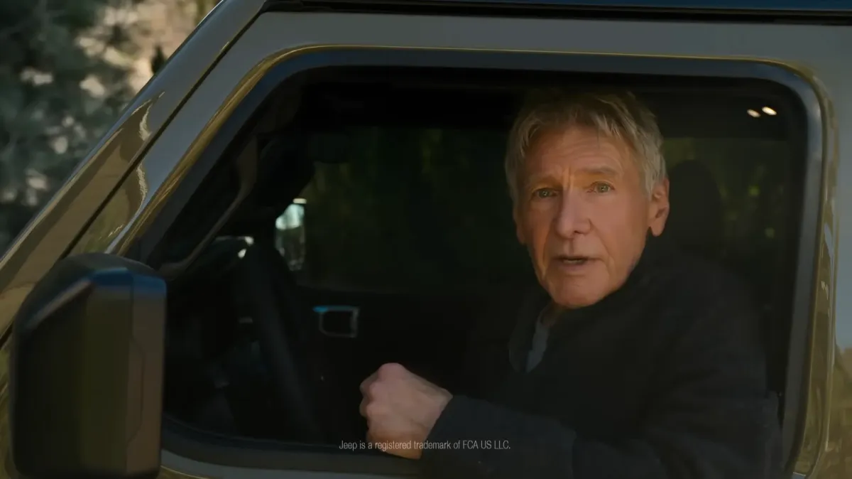 Harrison Ford en el nuevo comercial de Jeep: Análisis del anuncio del Super Bowl y novedades de la marca