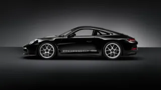 Lateral Porsche 911 ST Negro