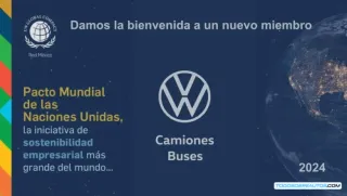 Volkswagen Trucks México se une al Pacto Global de la ONU