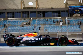 Max Verstappen y su 'Peineta' en Bahrein 2025