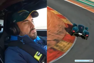 Fernando Alonso Exprime al Máximo su Aston Martin Valkyrie de 1155 CV en Motorland