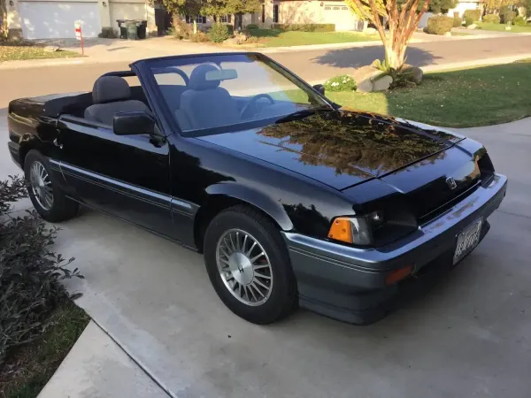 Honda CRX Convertible Negro