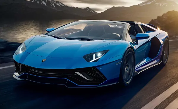 Lamborghini Aventador Ultimae Azul