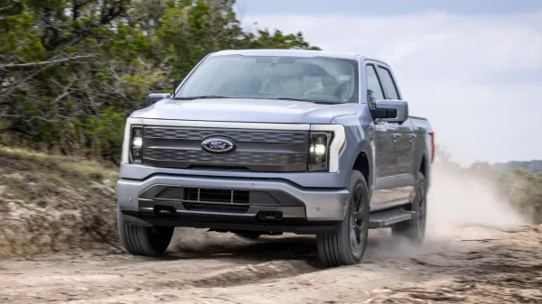 Ford F-150 Lightning 2022 Gris