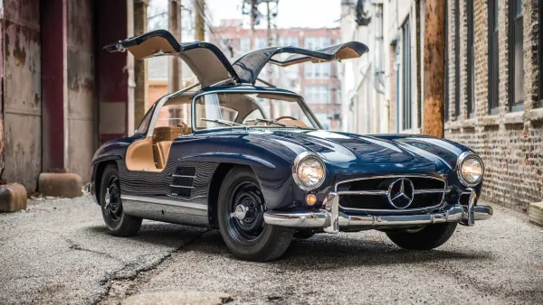 Mercedes-Benz 300 SL Gullwing 1954 Azul