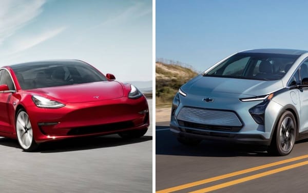 Tesla Model 3 y Chevy Bolt 