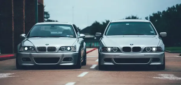 BMW M3 E46 y BMW M5 E39 Plateados