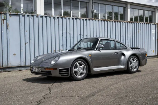 Porsche 959 Plateado