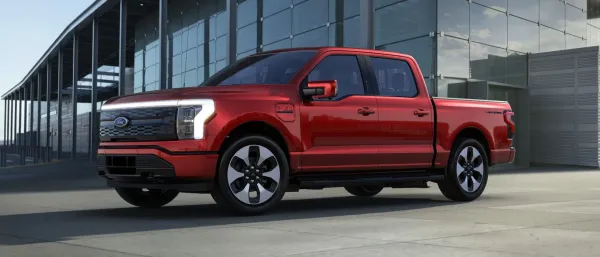 Ford F-150 Lightning 2022 Rojo