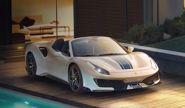 Ferrari 488 Pista Spider Blanco