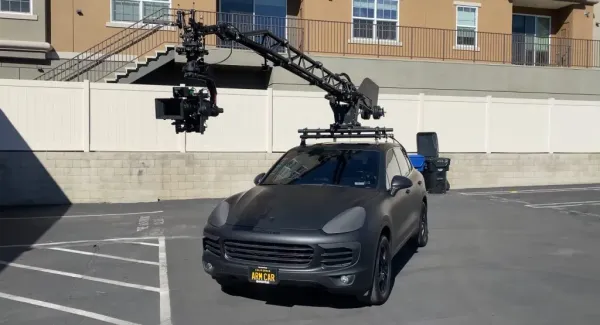 Porsche Cayenne Camera Car Gris