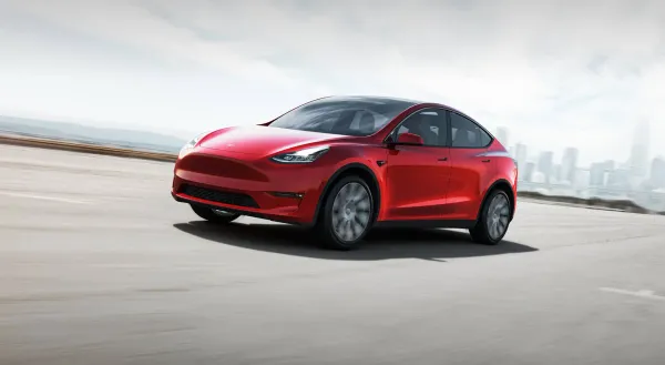 Tesla Model Y 2022 Rojo