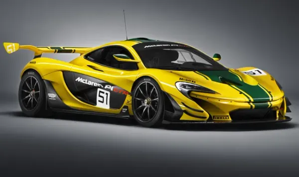 McLaren P1 GTR Amarillo