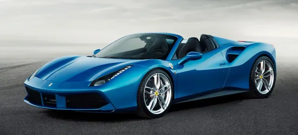 Ferrari 488 Spider Azul