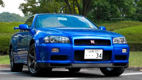 Nissan Skyline GT-R R34 Azul