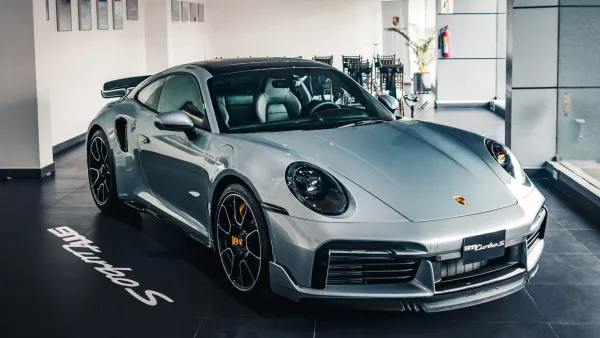 Porsche 911 Turbo Gris