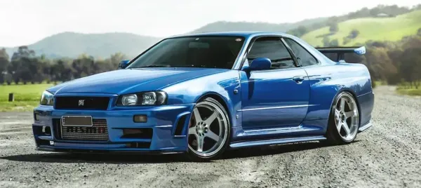 Nissan Skyline GT-R Azul