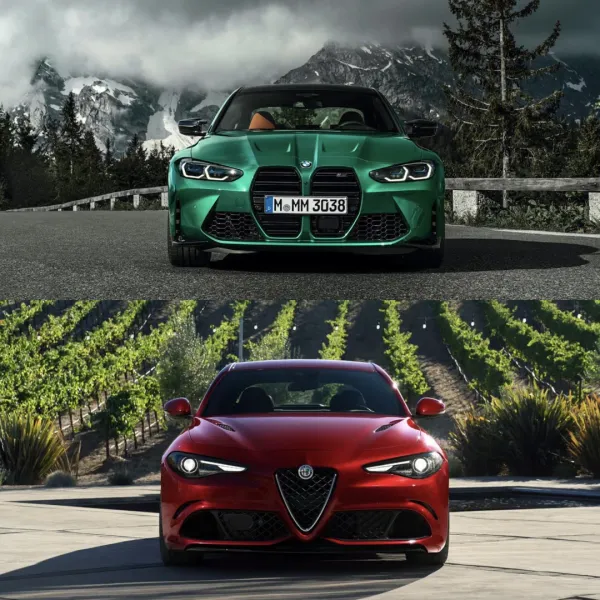 BMW M3 Competition vs. Alfa Romeo Giulia Quadrifoglio Verde