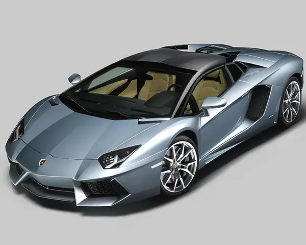 Lamborghini Aventador Plateado