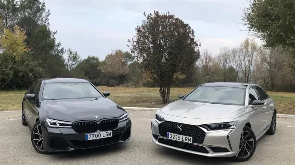 DS 9 E-TENSE vs. BMW 520d