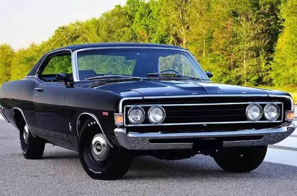 Muscle Cars 1960 Negro