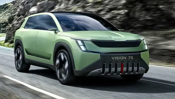 Skoda Vision 7S Verde