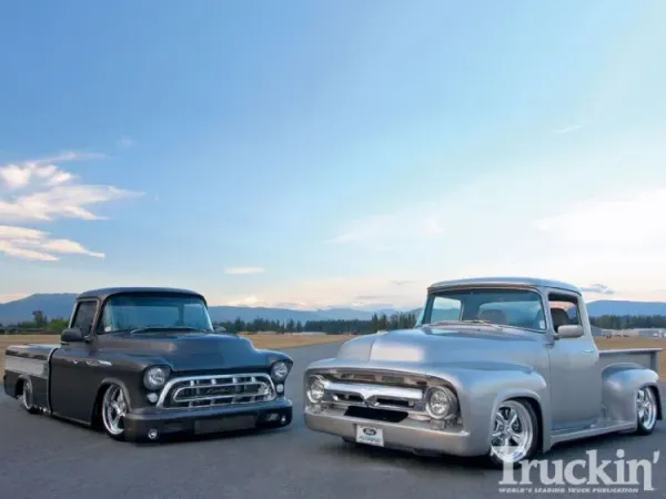 Ford F100 1956 y Chevrolet