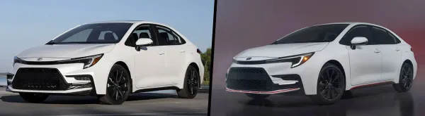 Toyota Corolla 2020 Híbrido vs. SE