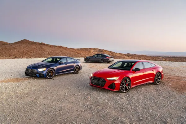 Audi RS7 Performance vs BMW M8 Gran Coupé vs Mercedes-AMG GT 63 S