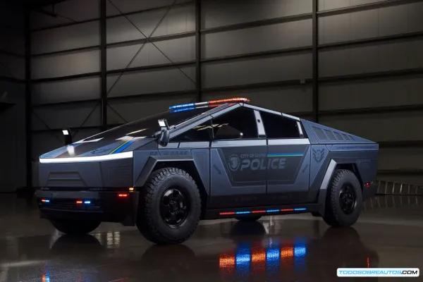 Tesla Cybertruck Policial