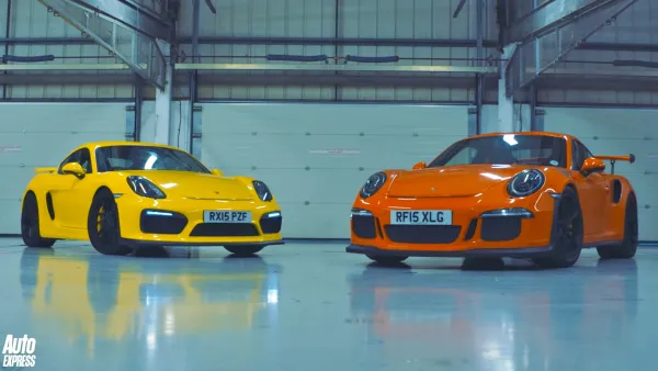 Porsche Cayman GT4 RS vs. Porsche 911 GT3