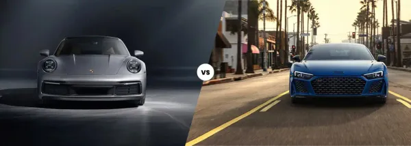 Audi R8 V10 Spyder vs Porsche 911 Carrera 4S