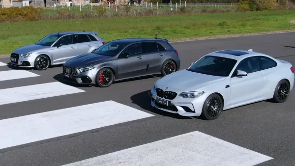 BMW M2 vs Audi RS3 vs Mercedes-AMG A45 S vs Porsche Boxster GTS