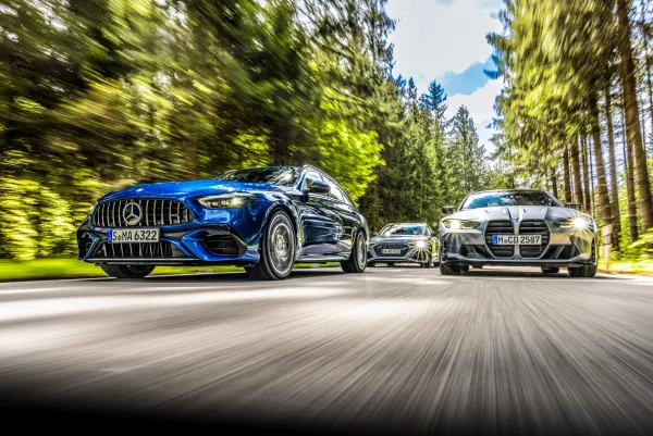 Audi RS4 Competition vs BMW M3 Touring Competition vs Mercedes-AMG C63 Estate