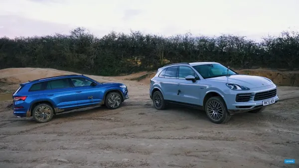 Skoda Kodiaq VRs vs Porsche Cayenne