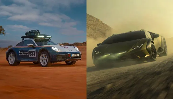 Lamborghini Huracán Sterrato vs Porsche 911 Dakar