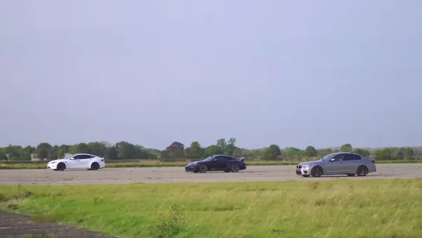 Tesla Model S Plaid vs Porsche 911 Turbo S vs BMW M5