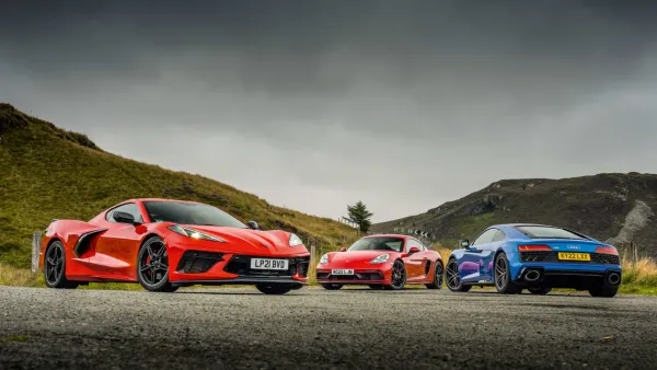 Chevrolet Corvette C8 Stingray vs. Porsche 911 Carrera vs. Audi R8 RWD