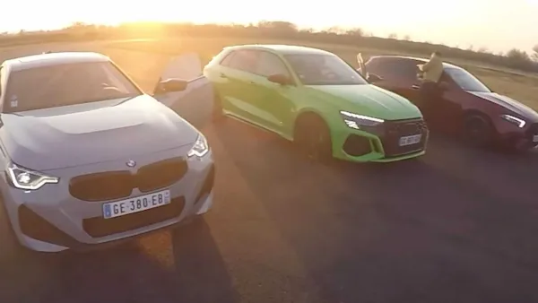 BMW M240i Coupé vs Audi RS3 Saloon vs Mercedes CLA 45 AMG